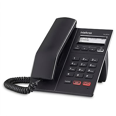 Telefone IP Intelbras TIP 125i - 1 Conta SIP, PoE 802.3af, Display Gráfico e Áudio HD G.722
