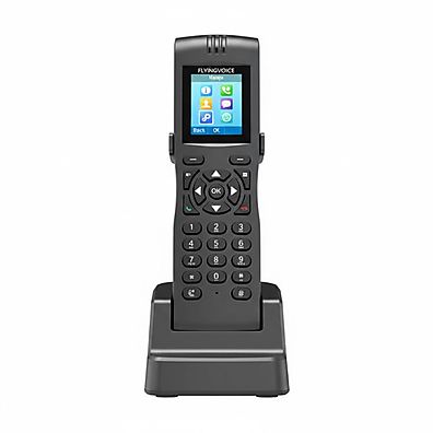 Telefone IP Sem Fio Flyingvoice FIP16 Plus Portátil Dual Band Wi-Fi com 2 Contas SIP