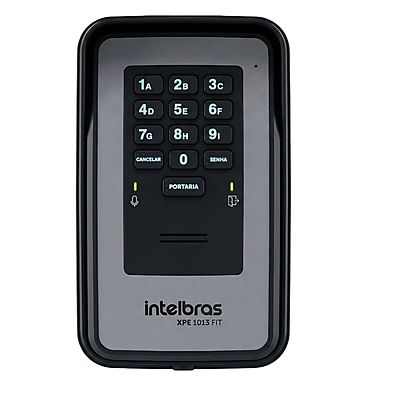 Porteiro Eletrônico Intelbras XPE 1013 FIT ID com Leitor RFID Mifare 13,56 MHz e Teclado 13 Teclas