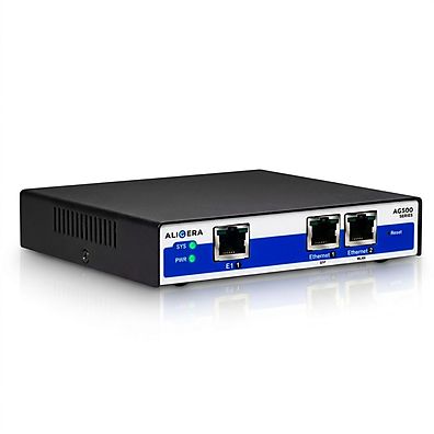 Gateway E1 Aligera AG561 - 30 Canais SIP/ISDN/R2 com 1 Porta E1 para VoIP