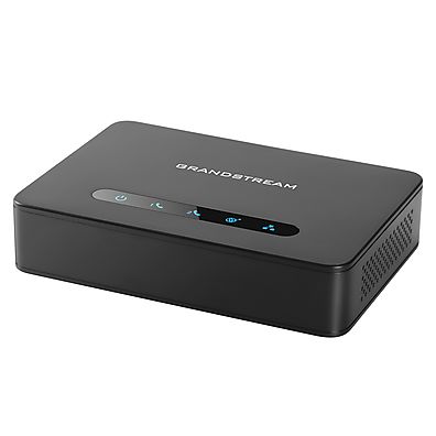 Adaptador ATA Grandstream HT812 - 2 Portas FXS com Roteador NAT Gigabit