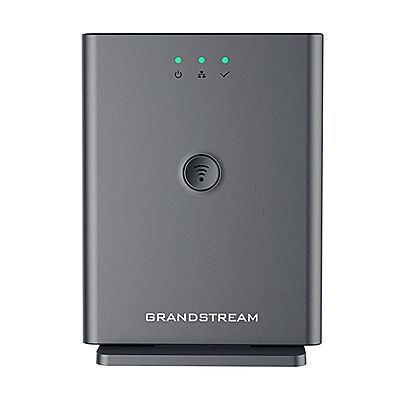 Estação Base DECT VoIP Grandstream DP755 - Central Sem Fio com 20 Contas SIP, 10 Ramais e PoE