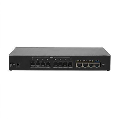 Gateway de Voz IP Intelbras GW 208 O - 8 Portas FXO SIP