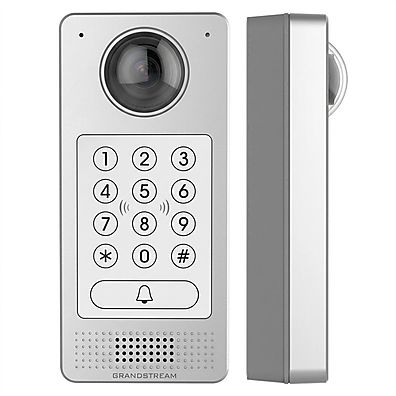 Porteiro IP Grandstream GDS3710 com Vídeo Full HD 1080p, RFID e Visão Hemisférica 180°