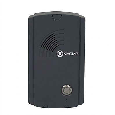 Porteiro IP Khomp IP Intercom 101 SIP com PoE, IP66 e Instalação Sobrepor