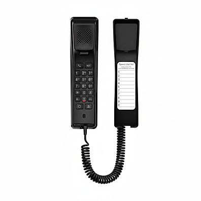 Telefone IP Hotelaria Fanvil H2U 2 Linhas SIP PoE HD Áudio Preto